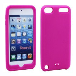 iPod Touch 5 Silicone Skin Case (Hot Pink)
